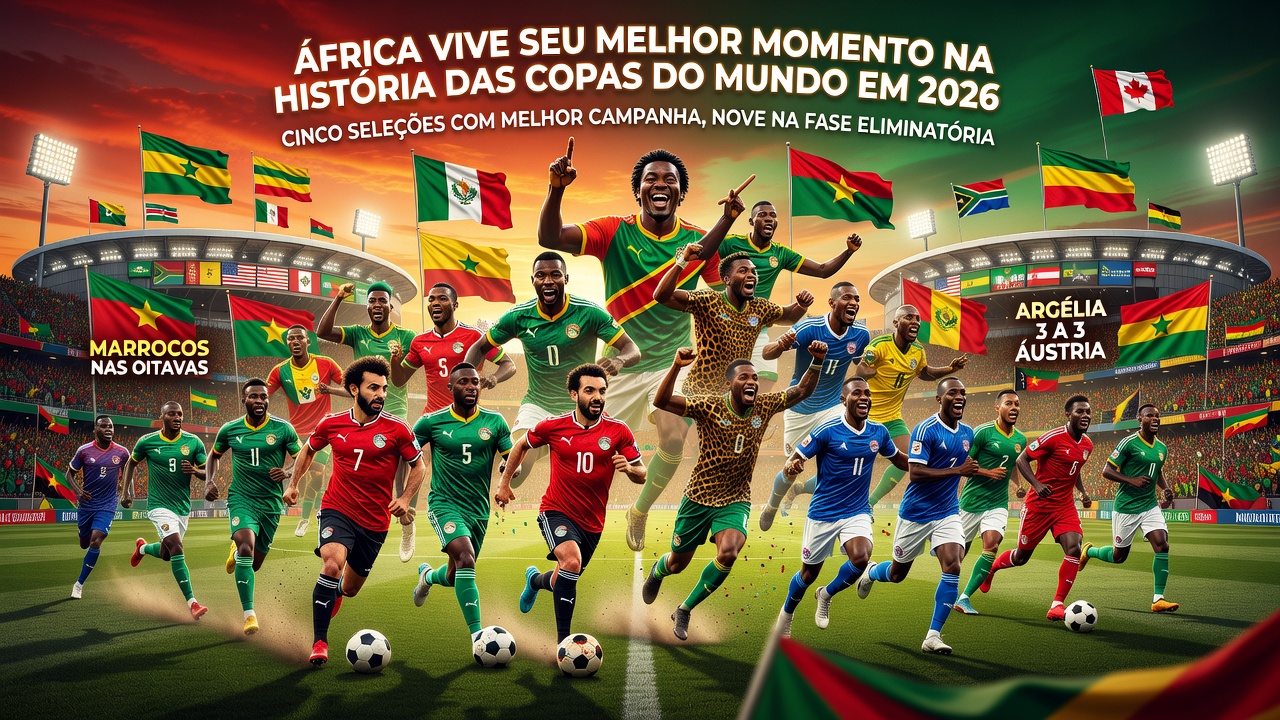 África vive seu melhor momento na história das Copas do Mundo em 2026