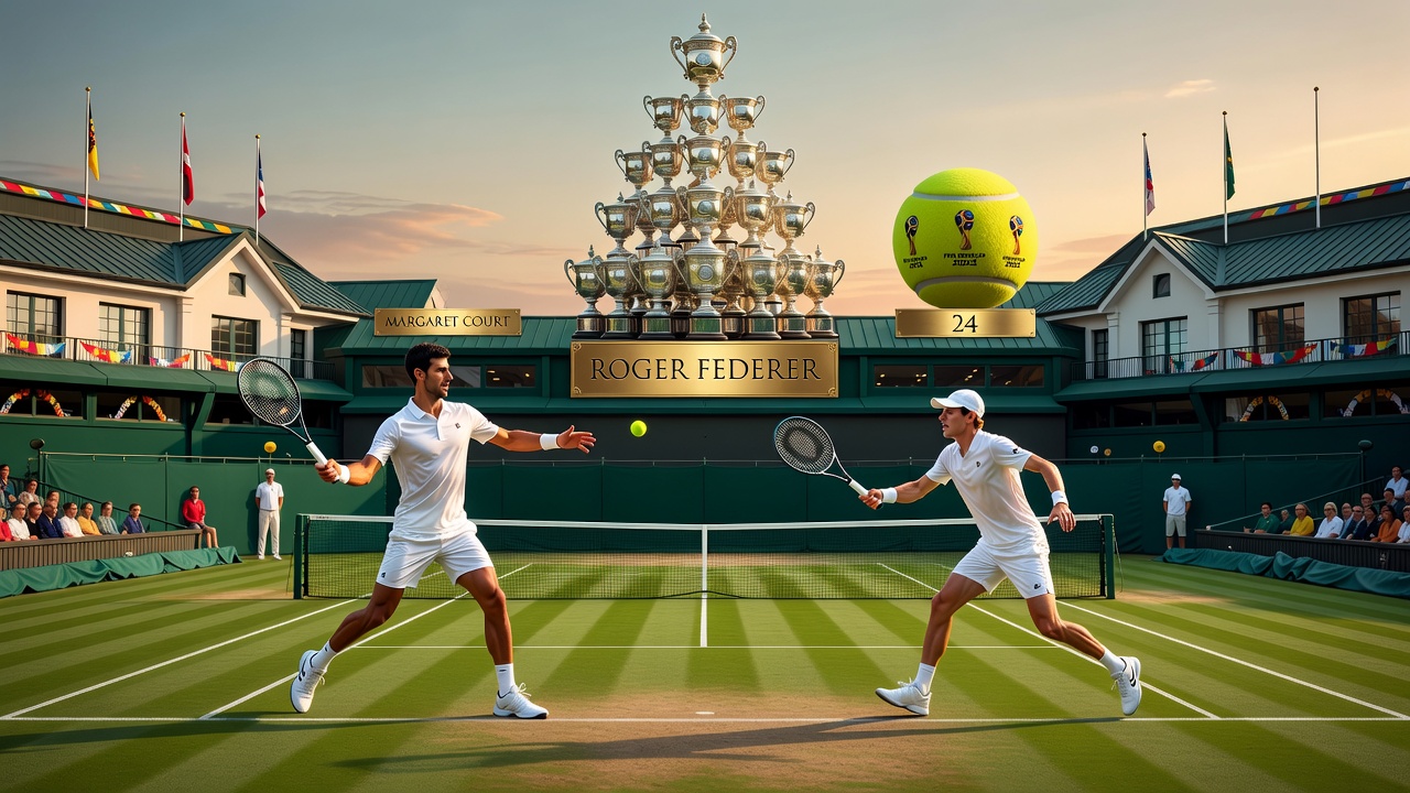 Djokovic busca 25º Grand Slam e iguala Federer em Wimbledon com dois jogos