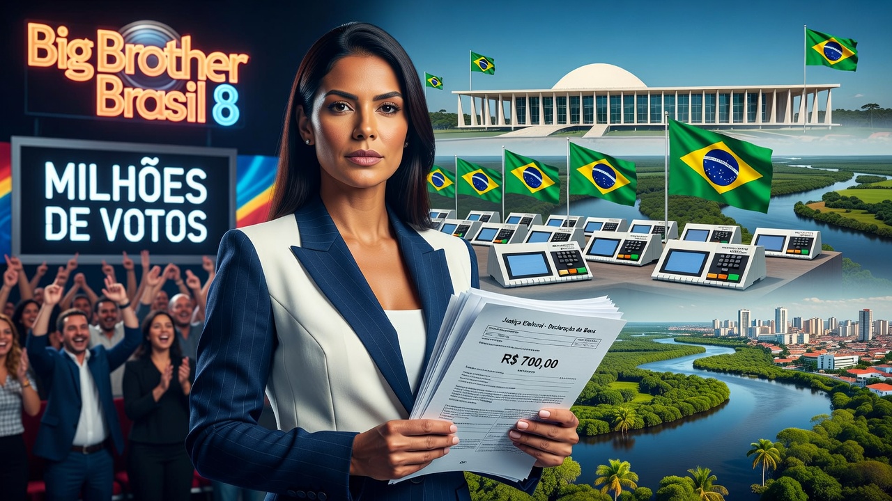 Ex-BBB Gyselle Soares Declara R$ 700 em Bens para Disputa Eleitoral