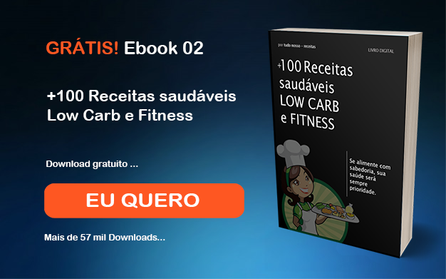 Banner +100 Receitas saudáveis Low Carb e Fitness