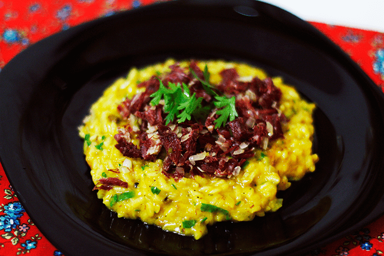 Risoto de Carne Seca